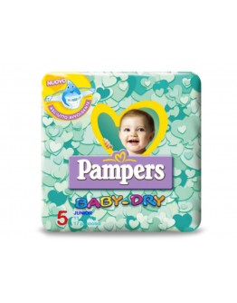 10 pampers baby dry pannolini varie misure