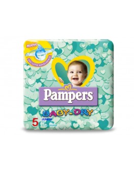 10 pampers baby dry pannolini varie misure