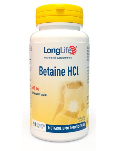 LONGLIFE BETAINE HCL 90CPR