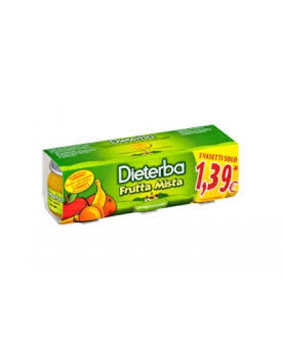 DIETERBA OMOG FRUTTA MIS 3X80G