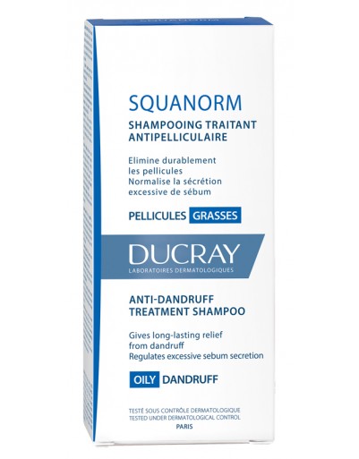 SQUANORM FO GR SH 200ML DUCRAY