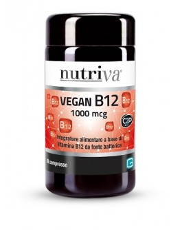 NUTRIVA VEGAN B12 60CPR 1000MC