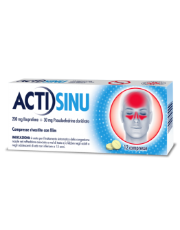 ACTISINU*12CPR 200MG+30MG